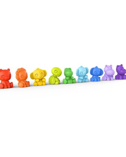 Juguete Bright Starts Pack De 9 Piezas Tropicanimals
