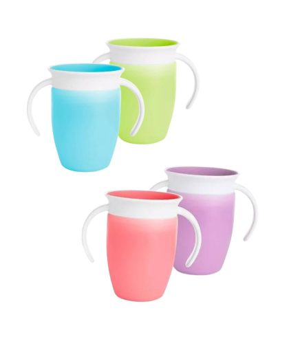 Vaso Miracle 360° Munchkin 207ml con Asas+6m