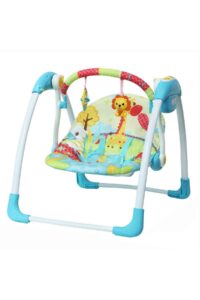 Hamaquita Electrica Premium Baby Portable Swing Celeste