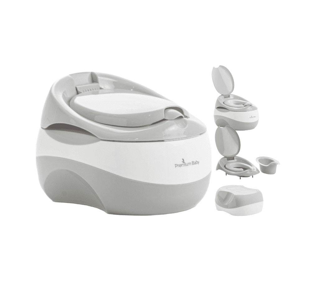 Asiento entrenador para bebés Premium Baby Vera Gris
