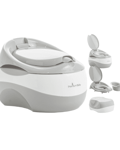 Asiento entrenador para bebés Premium Baby Vera Gris