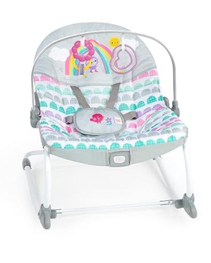 Mecedora Bright Starts 2 en 1 Rosy Rainbow
