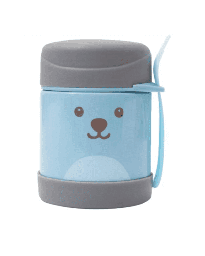 Pote Térmico buba Antiderrame 320ml c/Diseño Osito Azul