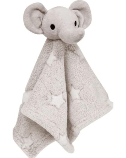 Mantita de Apego Buba de Elefante Gris