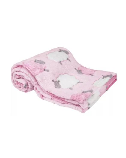 Mantita Ultra-suave Buba de 75cm Ovejita Rosa