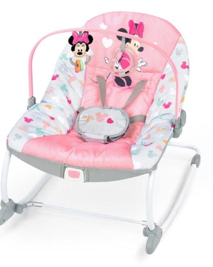 Mecedora Bright Starts Disney Baby 2 en 1 Minnie Mouse Forever Besties