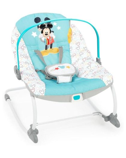 Mecedora Bright Starts Disney Baby 2 en 1 Mickey Mouse Original Bestie