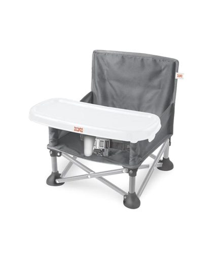 Asiento Portátil Bright Starts 3 en 1 Pop N Sit Gris