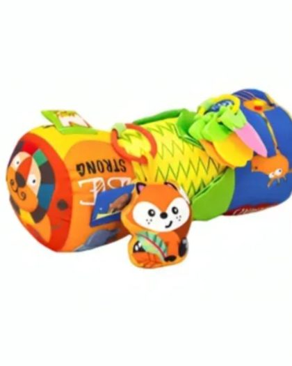 Almohada Rodillo de Estimulación Premium Baby Leon Rojo