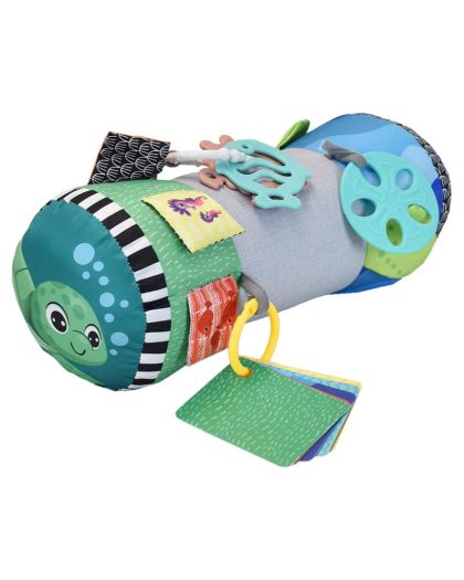 Almohada Rodillo de Estimulación Premium Baby Pulpo Azul