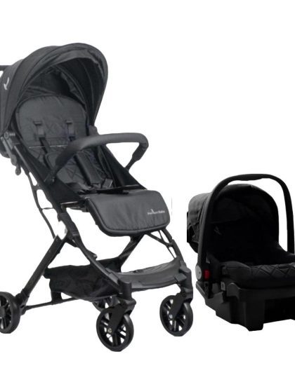 Carrito Ultracompacto Premium Baby c/ Baby Seat (con Base) Argus Negro
