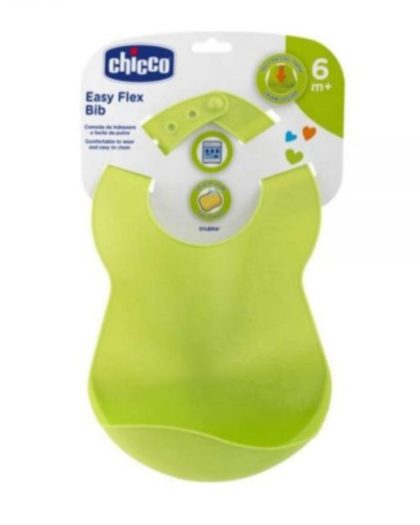 Babero Pelicano Chicco Verde Para Comer