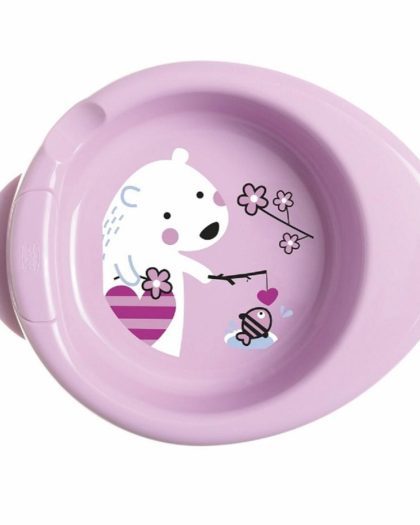 Plato Chicco Termo Rosa 6M
