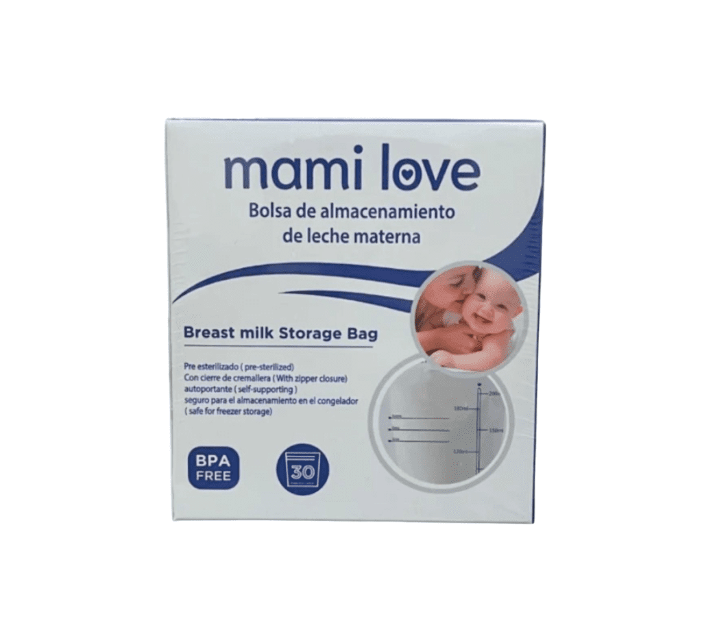 Pack de 30 Bolsas de Almacenamiento Mami Love de Leche Materna