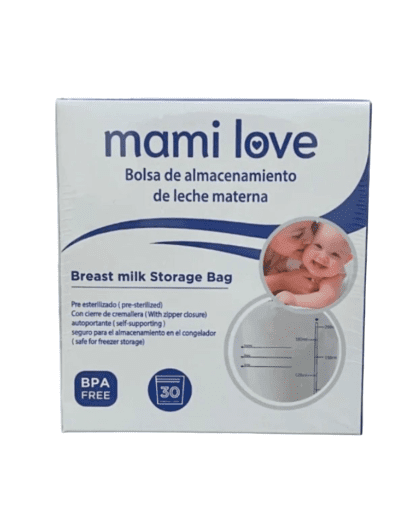 Pack de 30 Bolsas de Almacenamiento Mami Love de Leche Materna