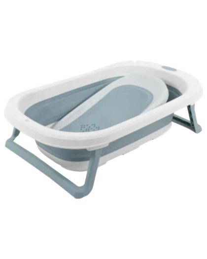 Bañera Plegable Premium Baby con Reductor Azul