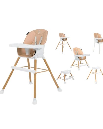 Silla para Comer Premium Baby Executive 5 en 1 Rosa