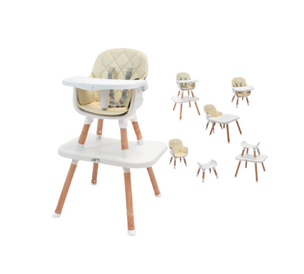 Silla para Comer mila 6 en 1 beige Premium Baby