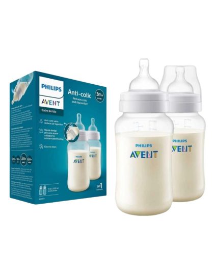 Set de 2 Biberones Anticolicos Philips Avent 330ml