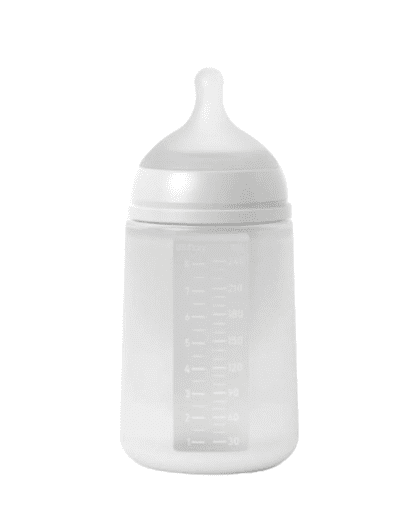Biberón Fisiologico Suavinex 240 ml. Silicona SX PRO Gris