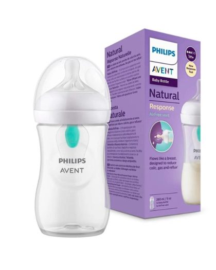Biberon Natural Response Transparente Philips Avent 260ml