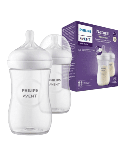 Set de 2 Biberones Natural Response Transparente Philips Avent 240ml