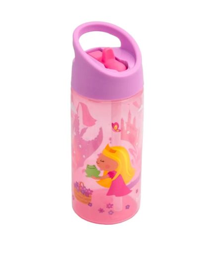 Botella c/ Pajita buba Retractil Antiderrame 380ml Princesas