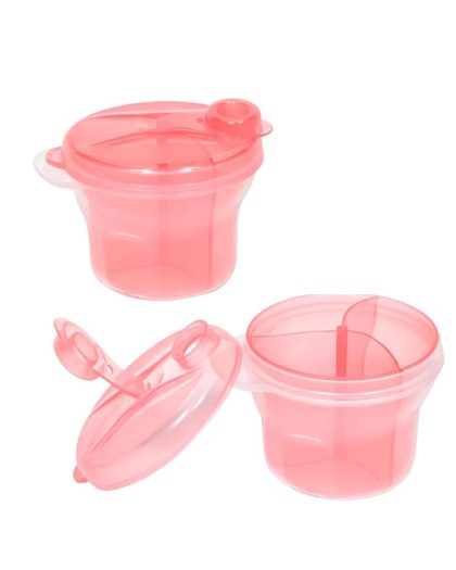 Dispensador de Formula Buba / Compartimientos 300ml Rosa