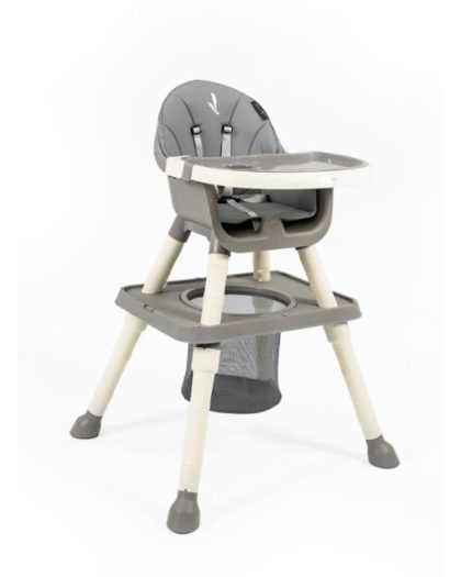 Silla de Comer 3 en 1 Premium Baby Golden Gris