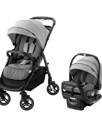 Carrito + Baby Seat Graco Merge c/ ruedas EZ Spin 360° Midtown