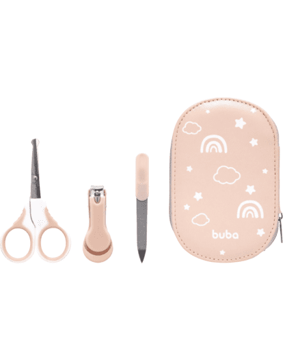 Kit de Cuidado de las Uñas buba de 3 piezas c/ Estuche Rosa