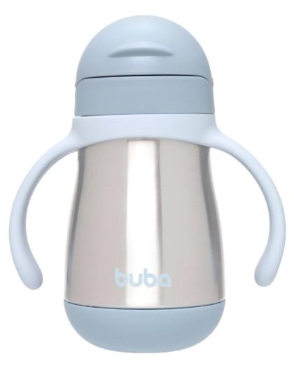 Vaso de Entrenamiento Buba Termico c/ Pajita Azul 270ml