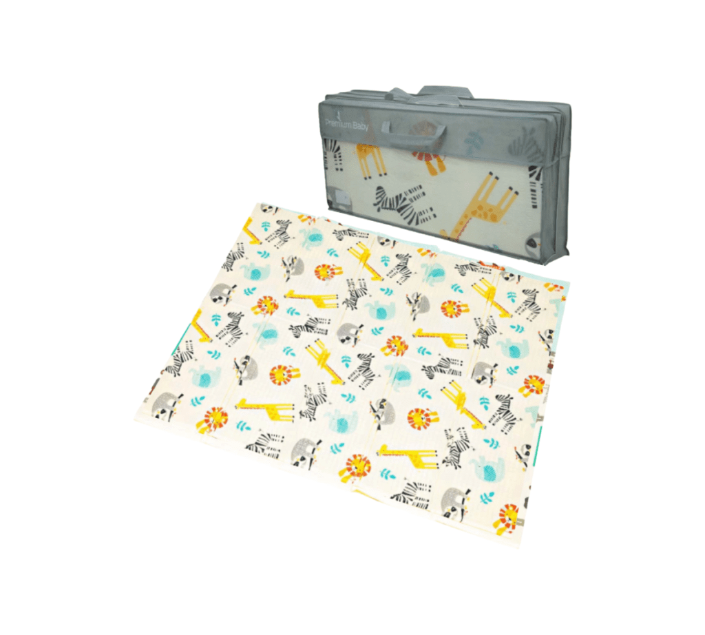 Alfombra de Juego Plegable Premium Baby Animales 190cm x 180cm