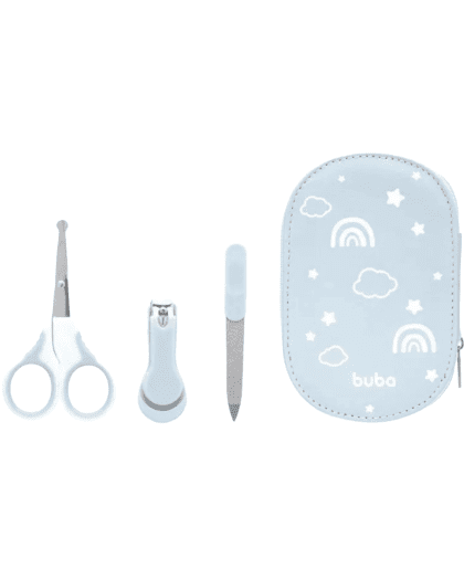 Kit de Cuidado de las Uñas buba de 3 piezas c/ Estuche Azul