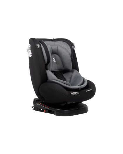 Asiento para Auto Premiun Baby First 360° 2.0 Gris/Negro