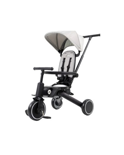 Triciclo Premium Baby Wobblz 8 en 1 Gris