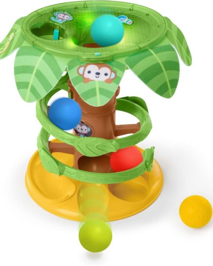 Juguete c/pelotas Bright Starts Tropical Twirl c/luces & sonidos