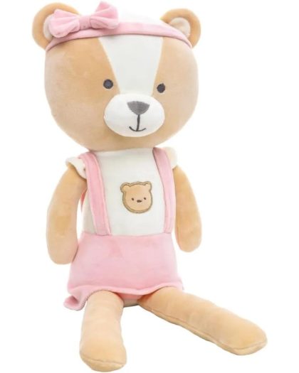 Peluche de Osito Buba Extra Grande de 50cm Cookie Rosa