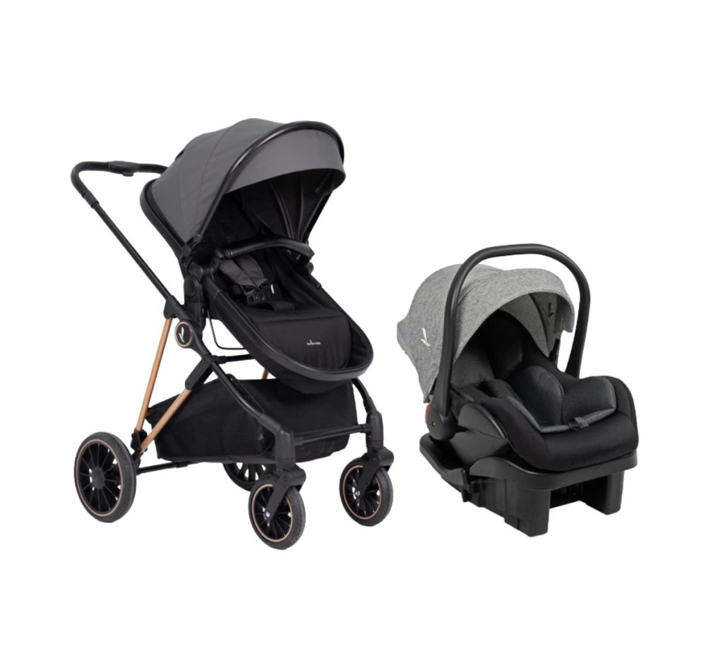 Carrito Moises Premium Baby  con Baby Seat c/base Ana Gris