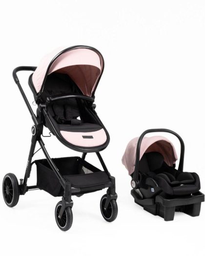 Carrito Moises Premium Baby con Baby Seat c/base Mike Rosa