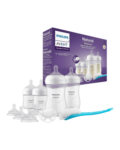 Set de Recien nacido Philips Avent Biberon Natural Response Transparente
