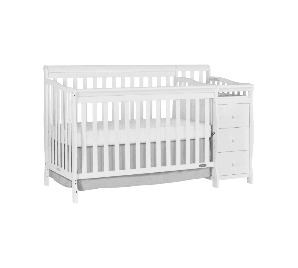 Cuna de Madera Premium Baby c/Cambiador Luna