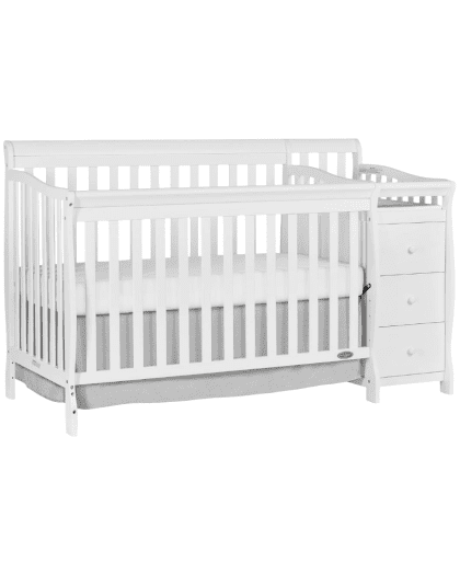 Cuna de Madera Premium Baby c/Cambiador Luna
