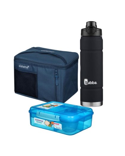 Bolso Térmico Sistema + Recipiente + Botella Bubba 709 ml