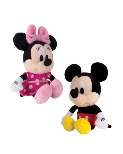 Peluche Disney Minnie/Mickey De 15Cm Con Sonidos