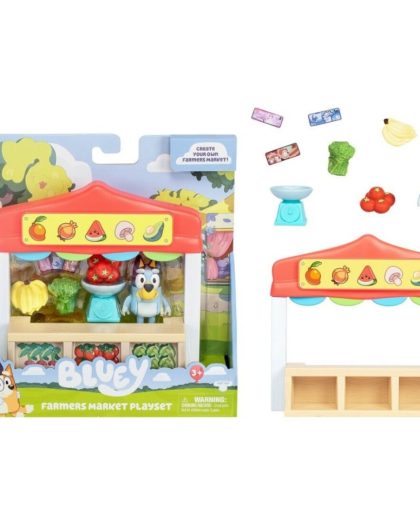 Figura Bluey Mini Playset con Accesorios