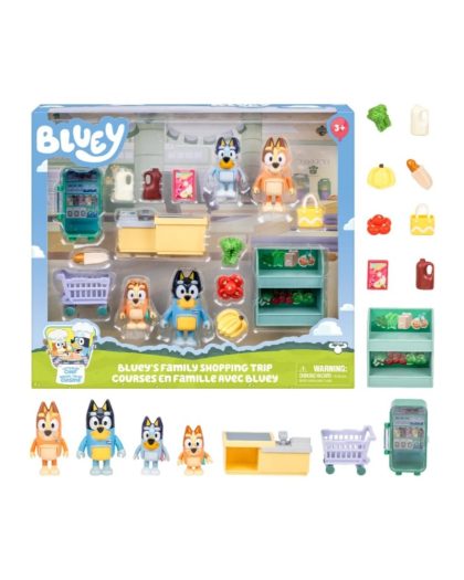 Figura Bluey S13 Chef Pack Compras Supermarket Playset