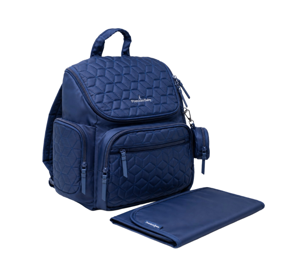 Mochila Pañalera Premium Baby Olivia Azul Marino