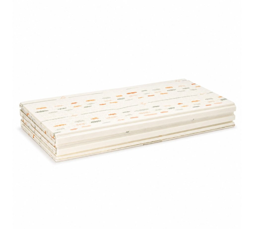 Alfombra de Juego Plegable Premium Baby con bordes Diseño de Hojas