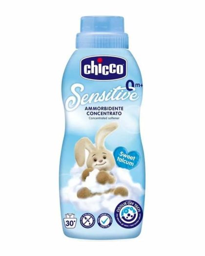 Suavizante Chicco Sensitive Talco Sweet 750ML (0m+) Azul